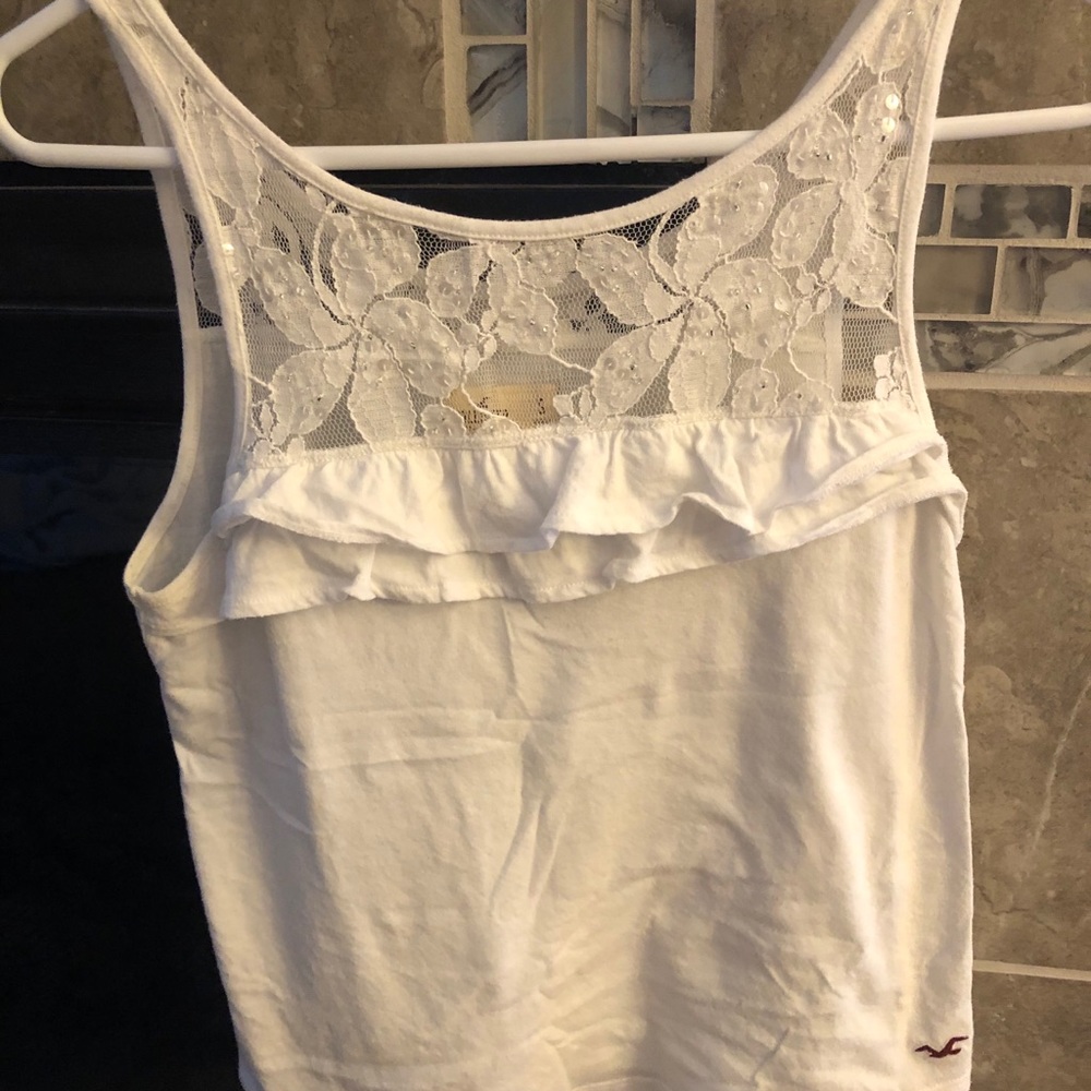 White Lace Tank